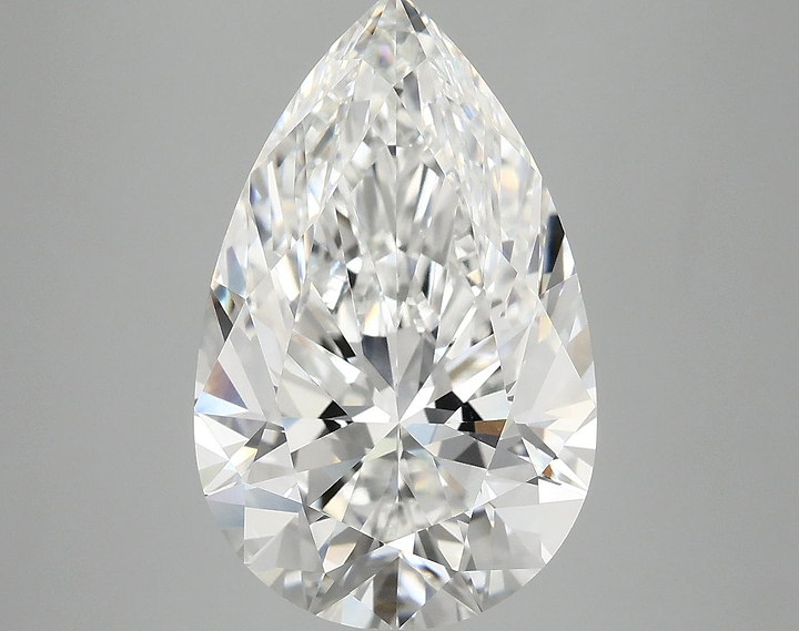 7.01 Carat Pear Shaped Ideal Cut VVS2 IGI Certified Lab Grown Diamond