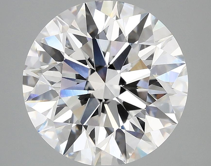 4.09 Carat Round Shaped Excellent Cut VVS2 IGI Certified Lab Grown Diamond