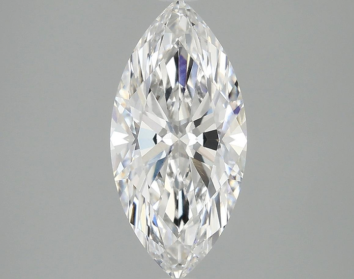 2.1 Carat Marquise Shaped Excellent Cut VVS2 IGI Certified Lab Grown Diamond