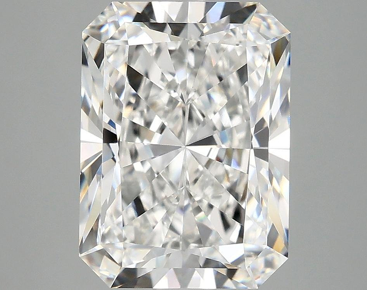 4.14 Carat Radiant Shaped Excellent Cut VVS2 IGI Certified Lab Grown Diamond