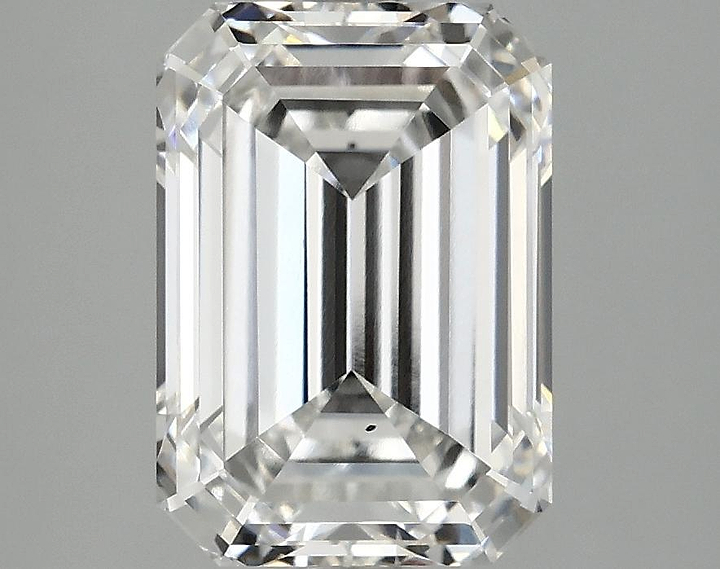 3.64 Carat Emerald Shaped Ideal Cut VS2 IGI Certified Lab Grown Diamond