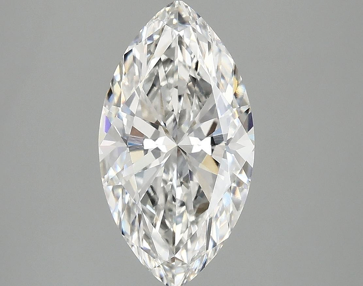 2.51 Carat Marquise Shaped Excellent Cut VS1 IGI Certified Lab Grown Diamond