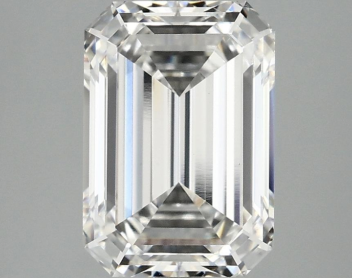 3.11 Carat Emerald Shaped Ideal Cut VVS2 IGI Certified Lab Grown Diamond