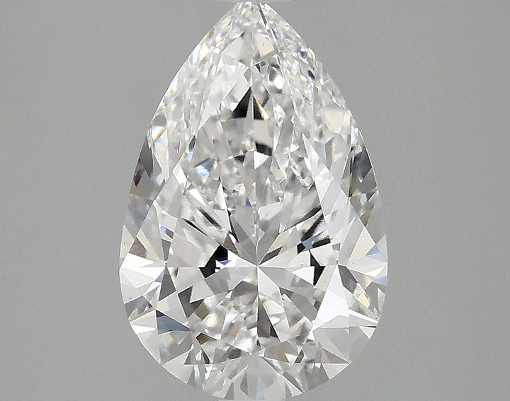2.07 Carat Pear Shaped Excellent Cut VS1 IGI Certified Lab Grown Diamond