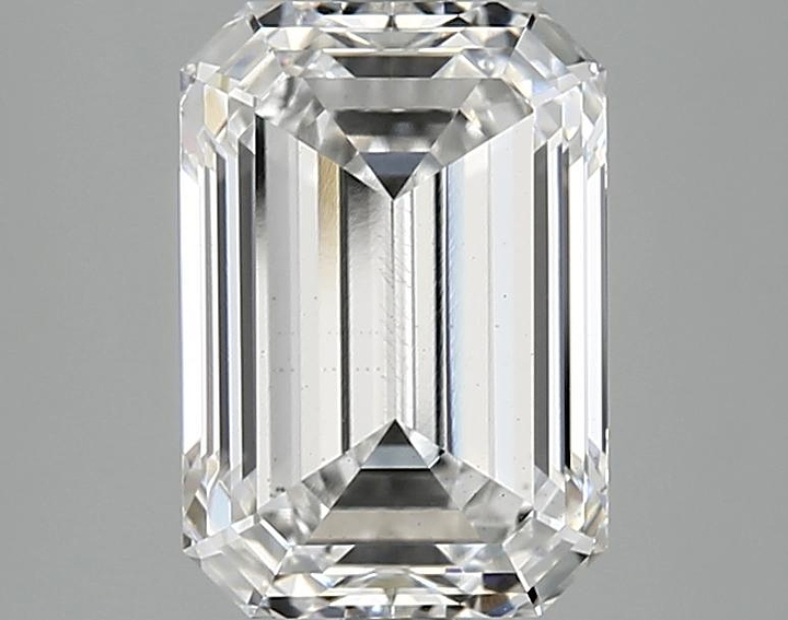 2.98 Carat Emerald Shaped Ideal Cut VS2 IGI Certified Lab Grown Diamond