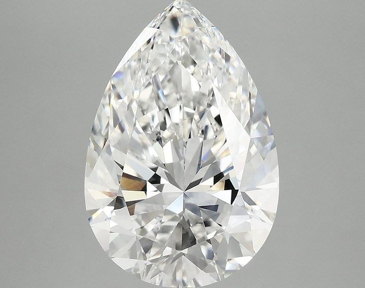 5.06 Carat Pear Shaped Excellent Cut VVS2 IGI Certified Lab Grown Diamond