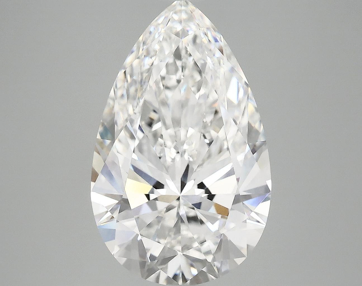 5.07 Carat Pear Shaped Ideal Cut VVS2 IGI Certified Lab Grown Diamond