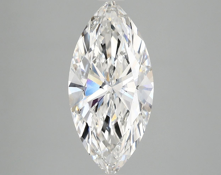 2.56 Carat Marquise Shaped Excellent Cut VS2 IGI Certified Lab Grown Diamond
