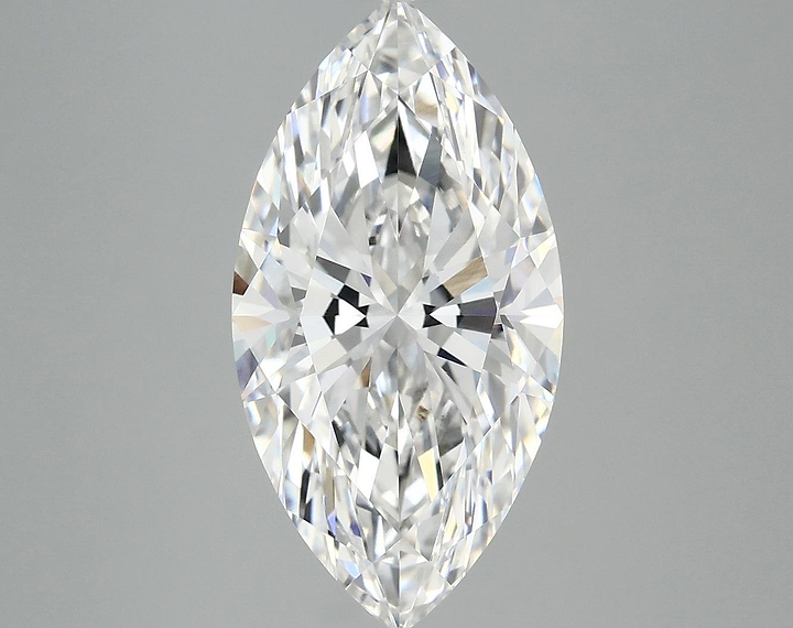 4.05 Carat Marquise Shaped Ideal Cut VVS2 IGI Certified Lab Grown Diamond