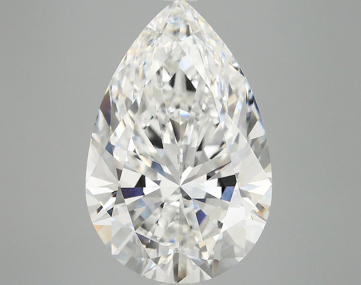 7.06 Carat Pear Shaped Excellent Cut VVS2 IGI Certified Lab Grown Diamond