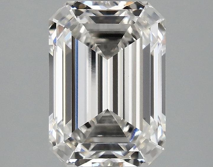 2.55 Carat Emerald Shaped Ideal Cut VS1 IGI Certified Lab Grown Diamond