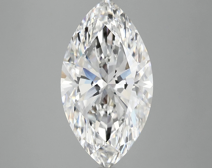 4.01 Carat Marquise Shaped Excellent Cut VVS2 IGI Certified Lab Grown Diamond