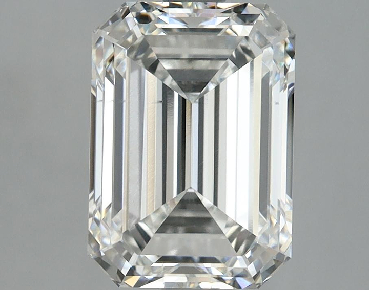 3.04 Carat Emerald Shaped Ideal Cut VS2 IGI Certified Lab Grown Diamond