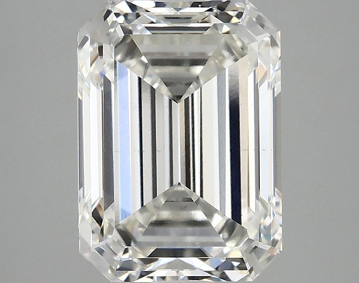 3.04 Carat Emerald Shaped Excellent Cut VS1 IGI Certified Lab Grown Diamond