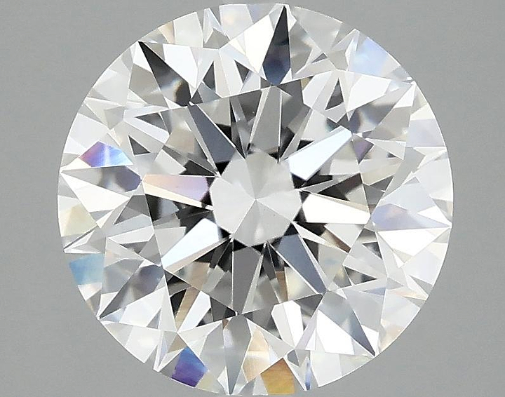 3.07 Carat Round Shaped Excellent Cut VVS2 IGI Certified Lab Grown Diamond