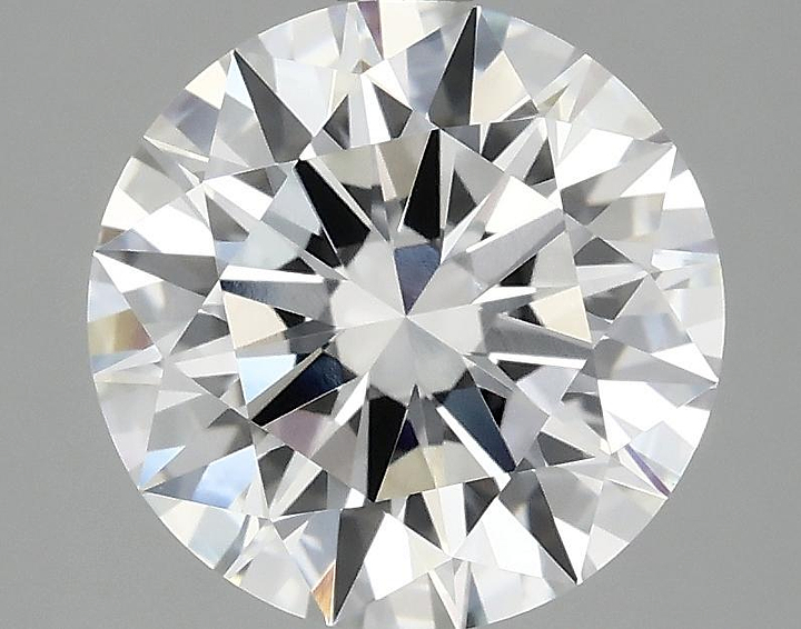 3.05 Carat Round Shaped Ideal Cut VVS2 IGI Certified Lab Grown Diamond