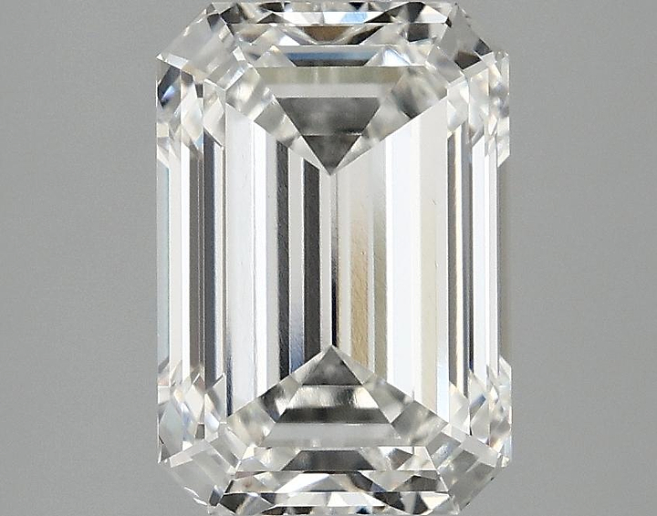 3.09 Carat Emerald Shaped Ideal Cut VS1 IGI Certified Lab Grown Diamond