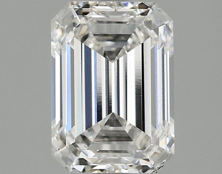 2.1 Carat Emerald Shaped Ideal Cut VS1 IGI Certified Lab Grown Diamond