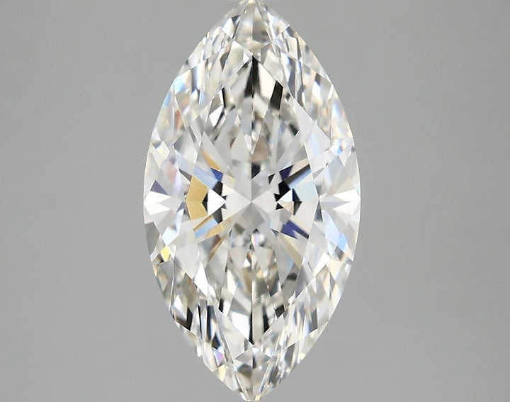 2.55 Carat Marquise Shaped Excellent Cut VVS2 IGI Certified Lab Grown Diamond