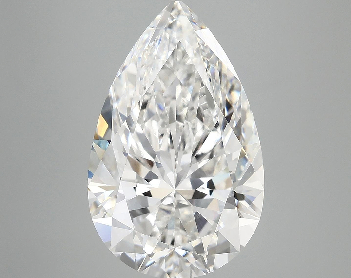 7.13 Carat Pear Shaped Ideal Cut VVS2 IGI Certified Lab Grown Diamond