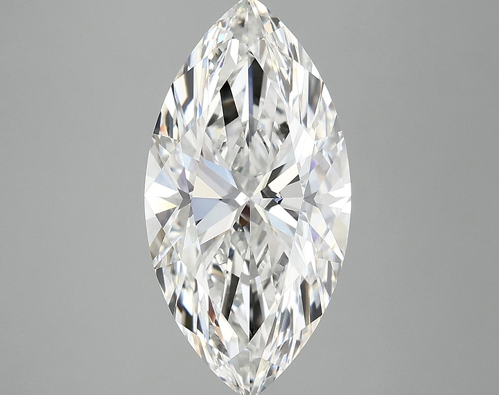 3.92 Carat Marquise Shaped Ideal Cut VVS2 IGI Certified Lab Grown Diamond