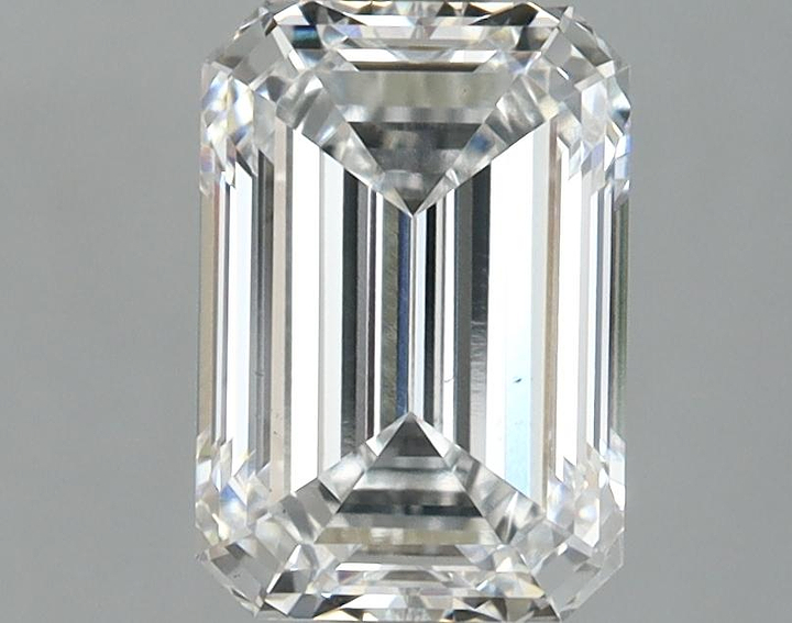 2.09 Carat Emerald Shaped Ideal Cut VS2 IGI Certified Lab Grown Diamond