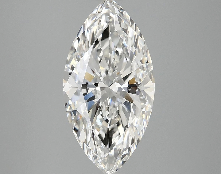 3.09 Carat Marquise Shaped Ideal Cut VVS2 IGI Certified Lab Grown Diamond