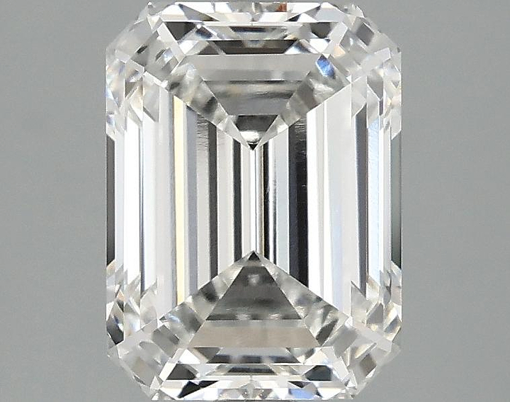 2.49 Carat Emerald Shaped Excellent Cut VVS2 IGI Certified Lab Grown Diamond