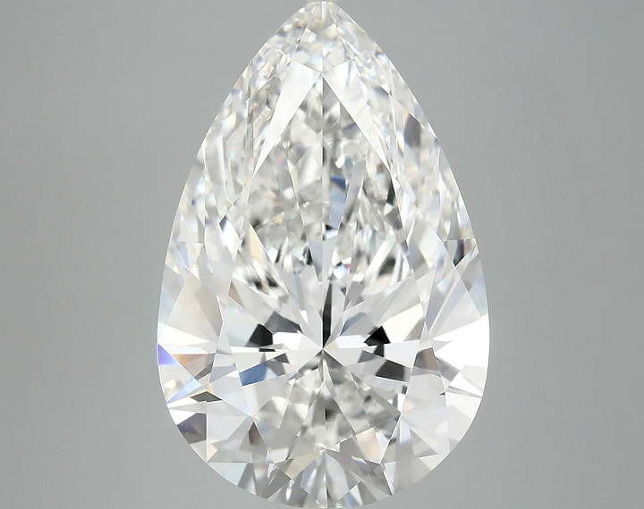 7.24 Carat Pear Shaped Ideal Cut VVS2 IGI Certified Lab Grown Diamond