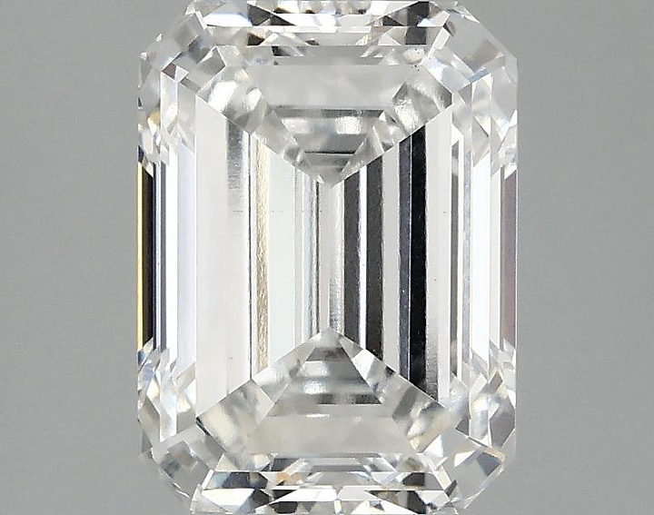 3.09 Carat Emerald Shaped Excellent Cut VS1 IGI Certified Lab Grown Diamond