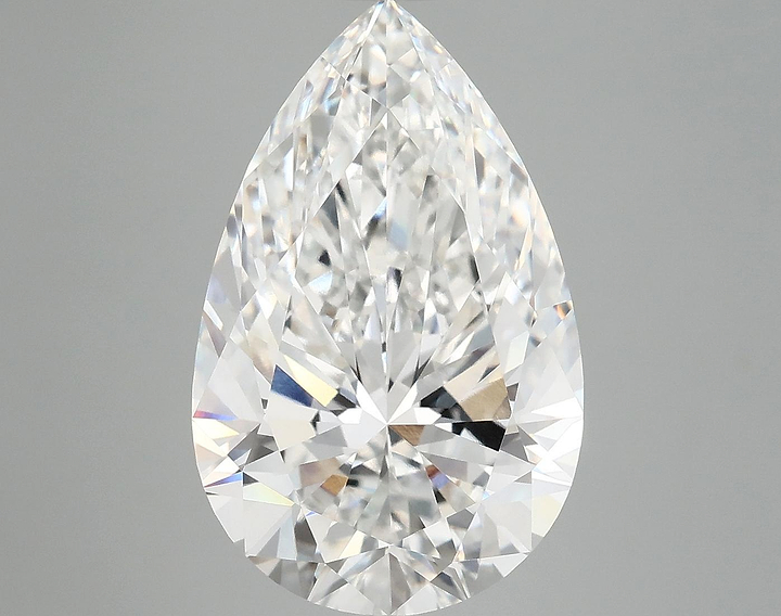 7.18 Carat Pear Shaped Ideal Cut VVS2 IGI Certified Lab Grown Diamond