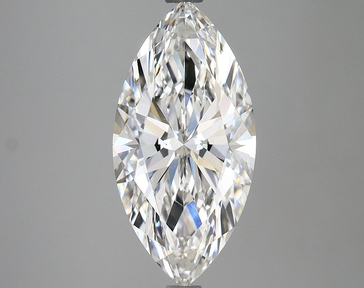 3.07 Carat Marquise Shaped Ideal Cut VVS2 IGI Certified Lab Grown Diamond