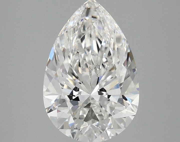 3.01 Carat Pear Shaped Excellent Cut VS1 IGI Certified Lab Grown Diamond