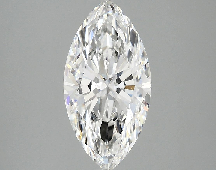2.09 Carat Marquise Shaped Ideal Cut VVS2 IGI Certified Lab Grown Diamond