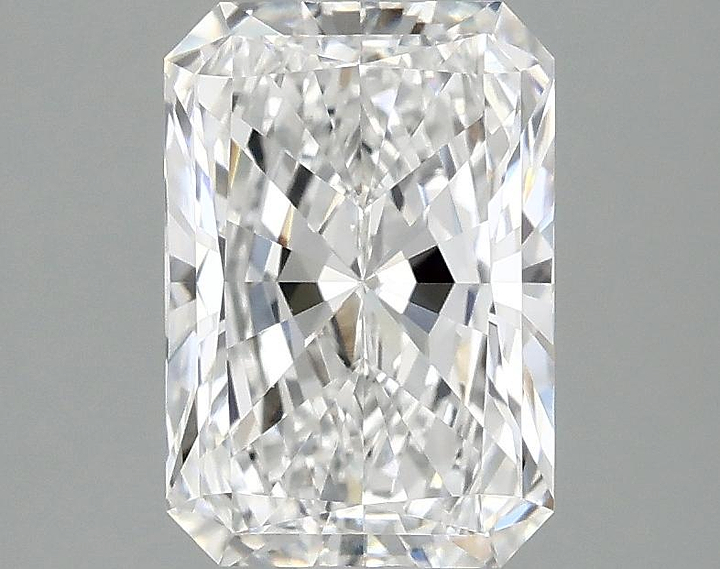 1.85 Carat Radiant Shaped Ideal Cut VVS2 IGI Certified Lab Grown Diamond