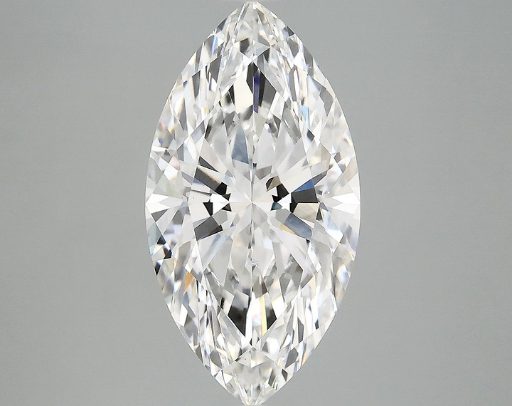3.99 Carat Marquise Shaped Excellent Cut VVS2 IGI Certified Lab Grown Diamond