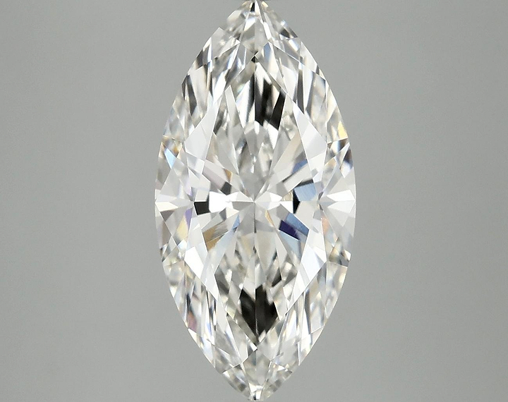 3.16 Carat Marquise Shaped Ideal Cut VVS2 IGI Certified Lab Grown Diamond