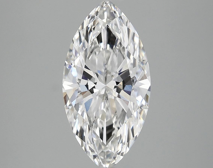 2.1 Carat Marquise Shaped Ideal Cut VS1 IGI Certified Lab Grown Diamond