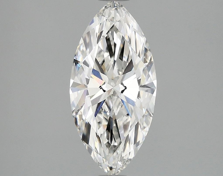 1.57 Carat Marquise Shaped Excellent Cut VVS2 IGI Certified Lab Grown Diamond