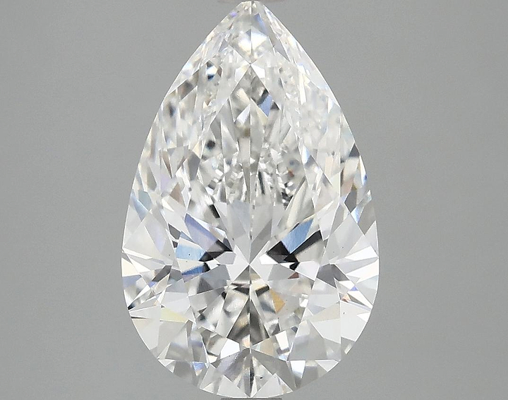 3.09 Carat Pear Shaped Ideal Cut VS1 IGI Certified Lab Grown Diamond