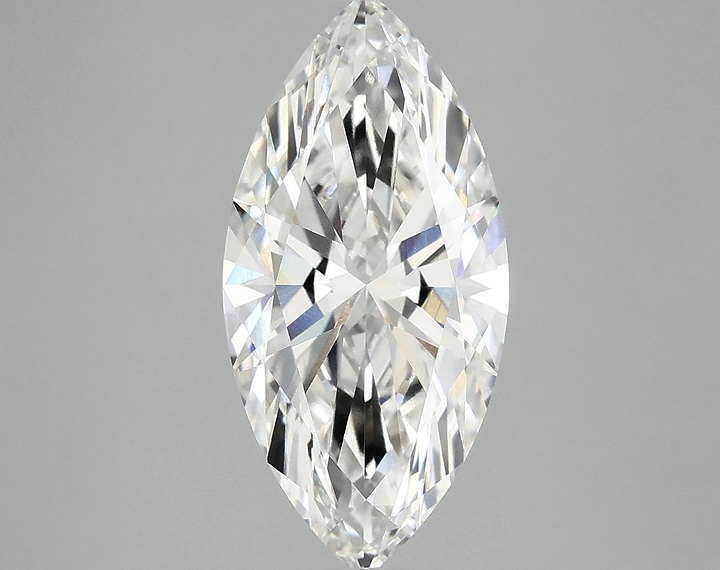 3.18 Carat Marquise Shaped Ideal Cut VVS2 IGI Certified Lab Grown Diamond