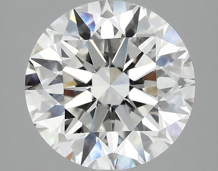 3.08 Carat Round Shaped Excellent Cut VVS2 IGI Certified Lab Grown Diamond
