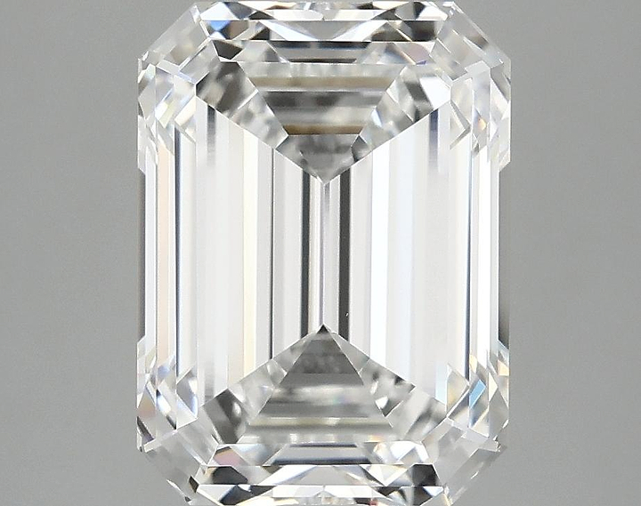 4.49 Carat Emerald Shaped Excellent Cut VVS2 IGI Certified Lab Grown Diamond
