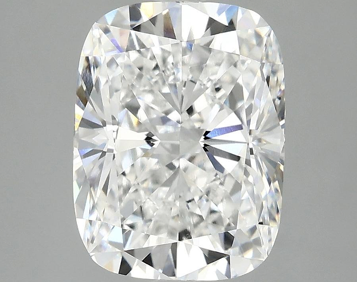 3.07 Carat Cushion Shaped Excellent Cut VVS2 IGI Certified Lab Grown Diamond