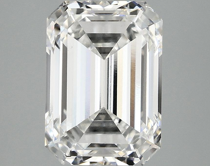 3.42 Carat Emerald Shaped Ideal Cut VS1 IGI Certified Lab Grown Diamond