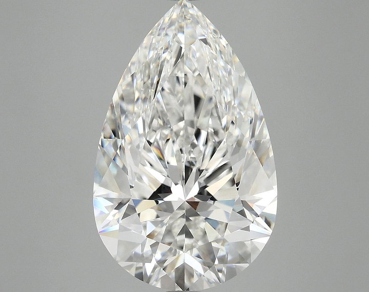 7.17 Carat Pear Shaped Ideal Cut VVS2 IGI Certified Lab Grown Diamond