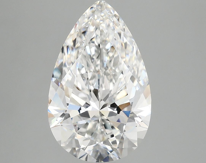 3.1 Carat Pear Shaped Ideal Cut VVS2 IGI Certified Lab Grown Diamond