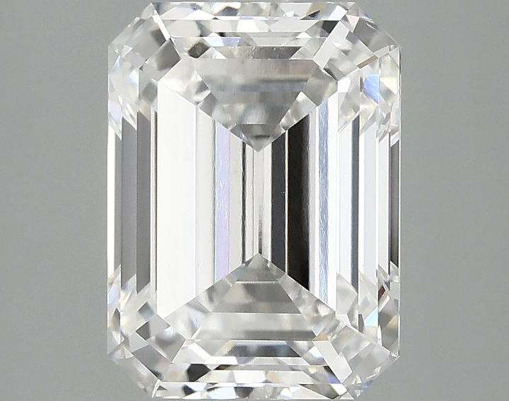 3.53 Carat Emerald Shaped Excellent Cut VS1 IGI Certified Lab Grown Diamond