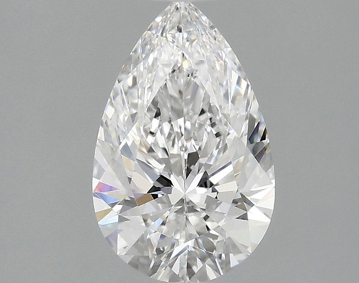 1.53 Carat Pear Shaped Ideal Cut VVS2 IGI Certified Lab Grown Diamond