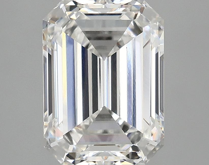 3.06 Carat Emerald Shaped Excellent Cut VS1 IGI Certified Lab Grown Diamond